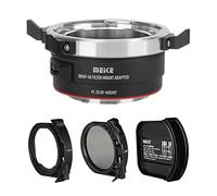 Meike MK-PLTE-C VND Adaptador de lente de enfoque manual con ND variable y filtro UV transparente convertidor para lentes de cine ARRI PL-Mount a cámaras Sony E Mount A9 A7III A7II A7 A7R3 A7R4