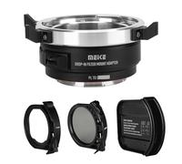 Meike MK-PLTL-C - Adaptador de lente de enfoque manual con filtros ND y UV variables para lentes ARRI PL Cine a cámaras L S1H S1 S5 S1R FP