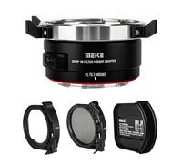 Meike MK-PLTZ-C Adaptador de montura de enfoque manual con filtros ND y UV variables para objetivos de cine ARRI con montura PL a cámaras con Z de Nikon