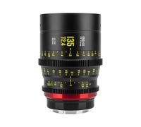 Meike Objetivo gran angular de 135 mm T2.4 de marco completo para Canon EF Mount y Cine Videocámara ZCAM E2-F6, E2-F8, Canon EOS C500 Mark II y S35 EOS C100 Mark II, EOS C200, Zcam E2-S6 6K