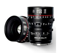 Meike Objetivo gran angular T2.1 S35 de 100 mm para Canon EF Mount y Cine Videocámara EOS C100 Mark II, EOS C200, EOS 300 Mark II, EOS C300 Mark III, Zcam E2-S6 6K