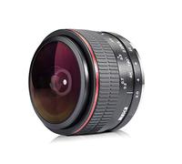 Meike Optics MK - Objetivo Ojo de pez (6,5 mm, f2.0, Gran Angular, para Nikon)