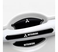MEILIANQIPEI 8 Piezas Protector Manija Coche para Mitsubishi Mirage 2025-2019, Silicona, Protege contra Arañazos, Pegatinas Coche Exterior, Protector Puerta Coche