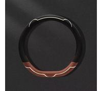 MEILIANQIPEI Funda para Volante para Volvo EX90 2025 2024 2023, Funda de Felpa para Volante de Coche para Mujeres, Suave, Cómoda, Accesorios Coche Interior Bonitos,Brown-D