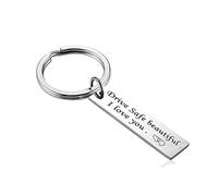 Meiligo - Llavero para Parejas, diseño con Texto I Love You