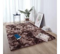 MEILIPA Alfombra de Pelo Largo 385 x 400 cm Peludas y Grandes Alfombras Salón Pelo Largo Antideslizante Adecuado para Salón Dormitorio, Marrón