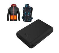 MeiLiu Banco de energía de 10000 mAh para Calentar Ropa, batería Externa portátil con 2 Puertos USB, Banco de energía de 5 V / 2 A, Cargador portátil para teléfono, Ropa de calefacción y más