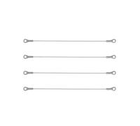 Meiliyizu 4 topes de alambre para ventana, limitadores de bisagra de puerta de armario, herramienta de sujeción de puerta para muebles, barcos, aplicaciones, tope de ventana, cuerda de alambre