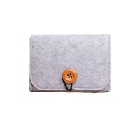 Meiliyizu Bolsa de almacenamiento, bolsa de almacenamiento portátil de fieltro para botellas de aceite esencial, organizador de almacenamiento de botellas de rodillo de viaje