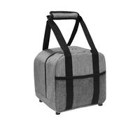 Meiliyizu Bolsa de bolos portátil con soporte acolchado y bolsillo de malla, práctico almacenamiento con soporte acolchado