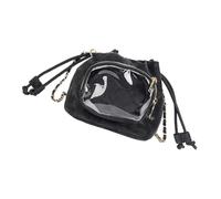 Meiliyizu Bolso cruzado de poliuretano de moda para mujer, ligero, con correa ajustable, para uso diario, Black, One Size