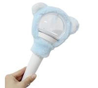 Meiliyizu Funda de felpa para palo de luz LED, funda de felpa para palo de luz Kpop, cubierta de dibujos animados, funda decorativa para palo de luz, funda a prueba de arañazos