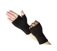 Meiliyizu Guantes de compresión para mano, muñeca, pulgar, sin dedos, guantes deportivos de compresión, manga para el pulgar, soporte deportivo sin dedos