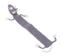 Meiliyizu Marcapáginas de ganchillo con diseño de animales, hecho a mano, para rellenar calcetines de Navidad, regalo de lectura para niños y amantes de los libros