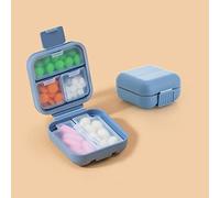 Meiliyizu Mini divisor portátil de pastillero de viaje para organizador de pastillas para estuche