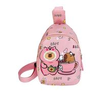 Meiliyizu Mochila pequeña con eslingas cruzadas, bolsa de pecho para niños, mochila de día Fannys, mochila cruzada al aire libre, senderismo, viajes, pecho de niños, B