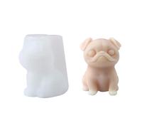 Meiliyizu Moldes de silicona en forma de perro - Velas, jabón, decoraciones de yeso - Perro de Pekín