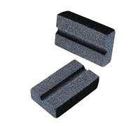 Meiliyizu Sacapuntas de punta de dardos en forma de V, portátil, punta de punta, herramientas de afilado, herramientas de piedra, afilador de varillas para un fácil pulido de piedra de molienda