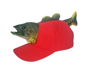 Meiliyizu Sombrero de béisbol 3D con diseño de pez, novedoso sombrero de pez 3D para padres e hijos, divertido sombrero de béisbol para fiesta de cumpleaños, fiesta temática creativa, sombrero para la