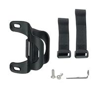 Meiliyizu Soporte de bicicleta negro con clip para bicicleta, soporte para bicicleta, ABS de doble boca, abrazaderas de cilindro de aire, soporte de bicicleta, soporte de marco