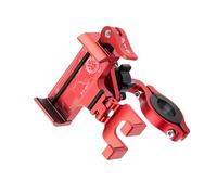Meiliyizu Soporte de teléfono de aleación de aluminio para manillar de motocicleta, clip de montaje para teléfono para bicicleta eléctrica, montaña, scooter, scooter