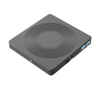 Meiliyizu Unidades de disco externas portátiles 6 en 1, escritor de disco de alimentación USB con transferencia de datos de alta velocidad para portátiles y computadoras de escritorio