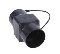 Meiliyizu Ventilador extractor, ventilador de conducto, potente extractor en línea, 12 V, 6 W, soplador de conducto de 50 mm, potenciadores de escape de aire interior para taller y tienda de campaña