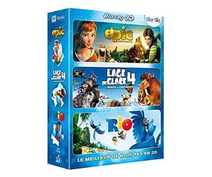 Meilleur de la 3D Blue Sky : Epic + L'Age de glace 4 + Rio [Francia] [Blu-ray]