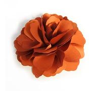 Meilliwish Camelias Flor Pinza para el cabello Broche Pin (A74)(naranja)