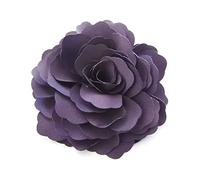 Meilliwish Camelias Flor Pinza para el cabello Broche Pin(A74)(Púrpura)