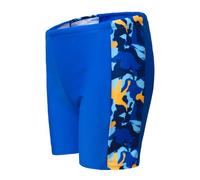 MEILONGER Bañador Natacion niño Traje de baño Pantalones Cortos para niño Pantalones Cortos de Tabla de Secado rápido Traje de baño Ajustar la Cuerda de Bombeo(Amarillo,14-16)