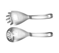 MEILVMEIJI Juego de 2 cucharas coladoras aptas para lavavajillas, utensilios esenciales para cocina, cuchara coladora para colar albóndigas y más