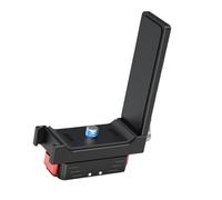 MEILVMEIJI Soporte magnético de aleación de aluminio de liberación rápida para cámaras de acción con adaptador de trípode de tornillo de 1/4 pulgadas y zapata fría