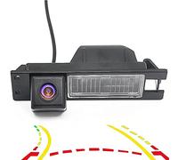 Meimeier Compatible para Opel Astra H/Corsa D/Meriva A/Vectra C/Zafira B, FIAT Grande Cámara de visión Trasera de Coche con trayectoria dinámica