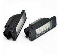 Meimeier para Nissan Juke F15 Qashqai J10 J11 Armada Y62 Micra X-Trail Versa Rogue Sport Navara 2PCS LED Luz de matrícula