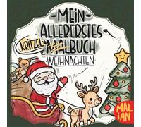 Mein allererstes Kritzel-Malbuch: Weihnachten: Weihnachten - Mein erstes Kritzel- und Malbuch für Kinder ab 1 Jahr | Einfaches Weihnachts-Ausmalbuch ... (Meine allerersten Kritzel- und Malbücher)
