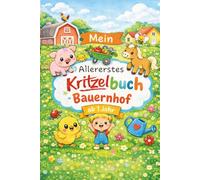 Mein allererstes Kritzelbuch Bauernhof: 30 große Bauernhof Motive zum Kritzeln und Ausmalen | Malbuch für Kinder ab 1 Jahr | Fördert Kreativität und Motorik