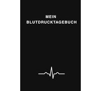 Mein Blutdrucktagebuch: Minimalistischer Blutdruckpass 6x9 Zoll zum Ausfüllen für 1 Jahr - Große Schrift & Hoher Kontrast für Senioren - Vitalwerte Tagebuch & Puls Tracker