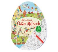 Mein dickes Oster-Malbuch: mit 33 bunten Stickern, das perfekte Ostergeschenk