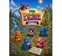 Mein Drachen & Gefühle - Malbuch 3: Malbuch für Kinder ab 4 Jahren | Gefühle verstehen & ausdrücken | Mit liebevollen Drachen, Geschichten & Reflexionsfragen