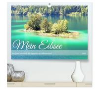 Mein Eibsee - Die Perle unterhalb der Zugspitze im Jahresverlauf (hochwertiger Premium Wandkalender 2026 DIN A2 quer), Kunstdruck in Hochglanz: ... vom Eibsee bei Garmisch-Partenkirchen