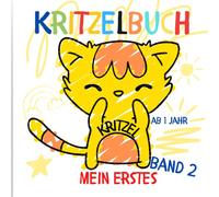 Mein erste kritzelbuch ab 1 Jahr: Motiven zum Ausmalen und Kritzeln | Erstes dickes Ausmalbuch mit 50 einfachen Motiven für Mädchen und Jungen.