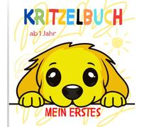 Mein erste kritzelbuch ab 1 Jahr .Spaßiges Kritzeln für kleine Hände.Das perfekte einfache Extra große Kindermotive.Extra dicke Linien.Große Formen.