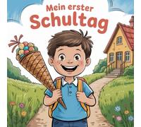 Mein erster Schultag: Ein kreatives Erinnerungsbuch zum Schulanfang - mit Texten, Ausmalbildern und Platz zum Mitmachen