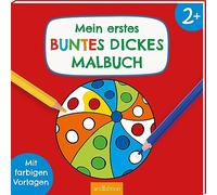 Mein erstes buntes dickes Malbuch: mit farbigen Vorlagen