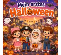 Mein erstes Halloween Malbuch für Kinder ab 3 Jahren: Große und einfache Ausmalbilder für Kleinkinder | Süße Kürbisse, Geister und Hexen | Förderung von Kreativität, Feinmotorik und Konzentration