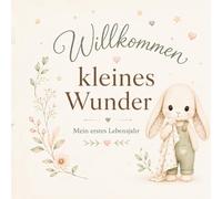 Mein erstes Jahr Babyalbum: Erinnerungsbuch zum Eintragen für das erste Lebensjahr - Baby Geschenk zur Geburt