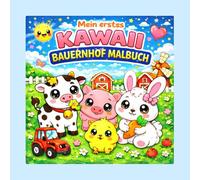 Mein erstes Kawaii Bauernhof Malbuch - Süße Tiere zum Ausmalen für Kinder von 2-5 Jahren | Extra dicke Linien | Perfekt für kleine Hände: Einfache ... extra dicken Linien - Rückseiten bleiben leer