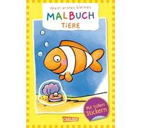 Mein erstes kleines Malbuch: Tiere: Mit tollen Stickern