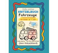 Mein erstes Kritzelbuch Fahrzeuge: Für Kinder ab 1 Jahr - 72 große Motive mit extra dicken Linien | Viel Weißraum zum freien Kritzeln | Fördert Kreativität & Feinmotorik